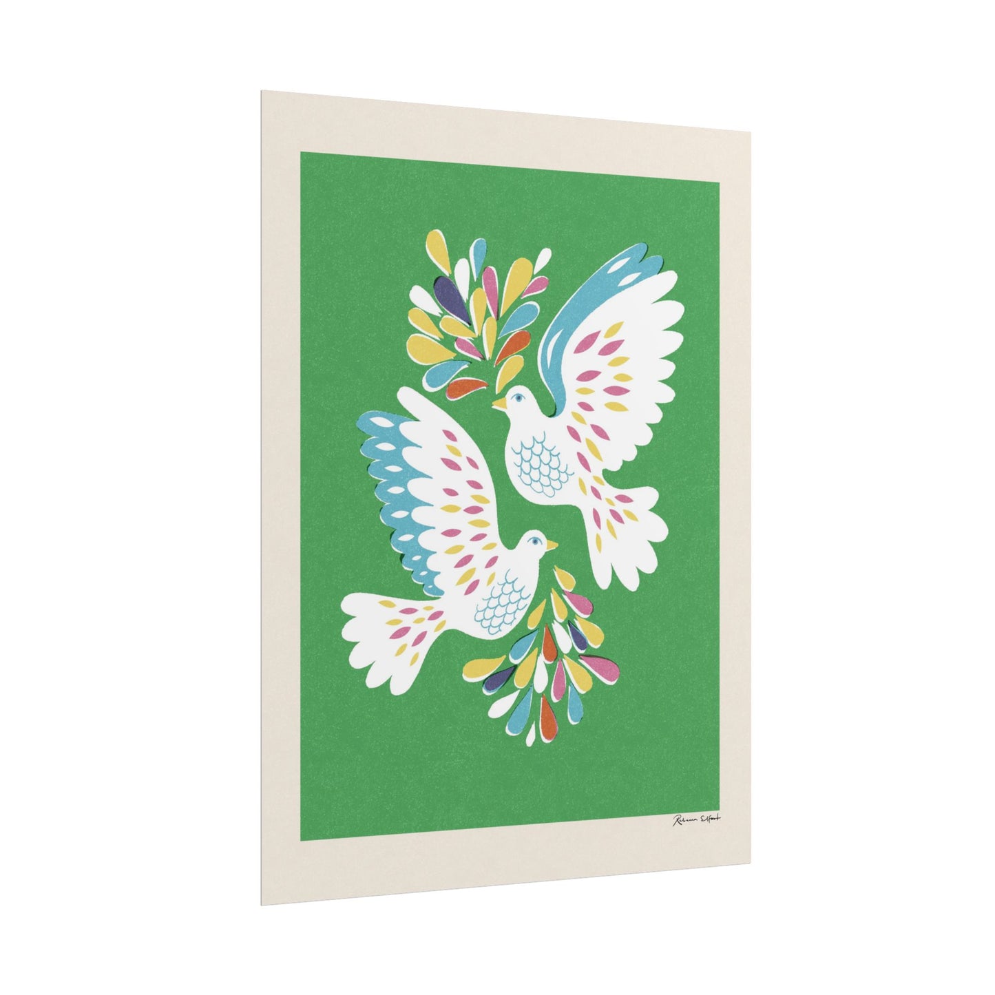 Peace Series: Love Birds Art Print