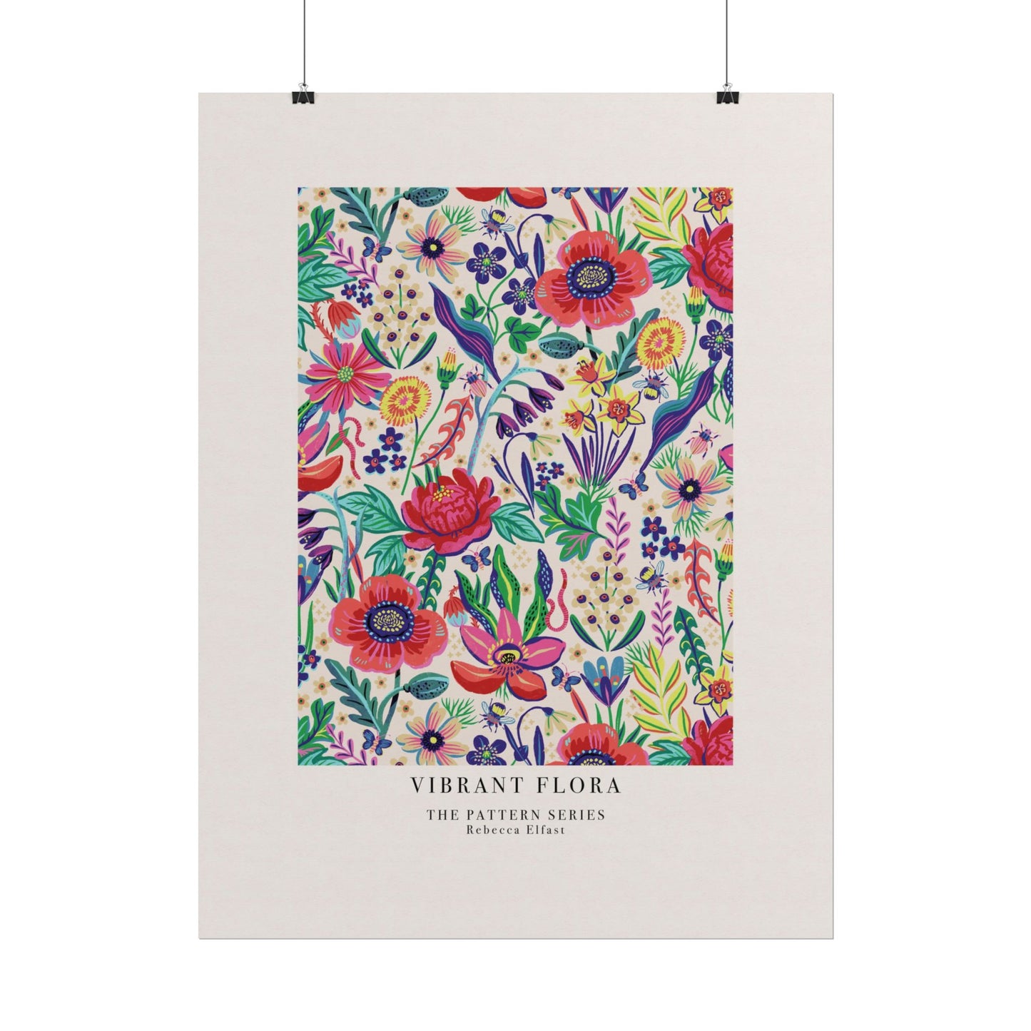 Vibrant Flora - The Pattern Series - Art Print