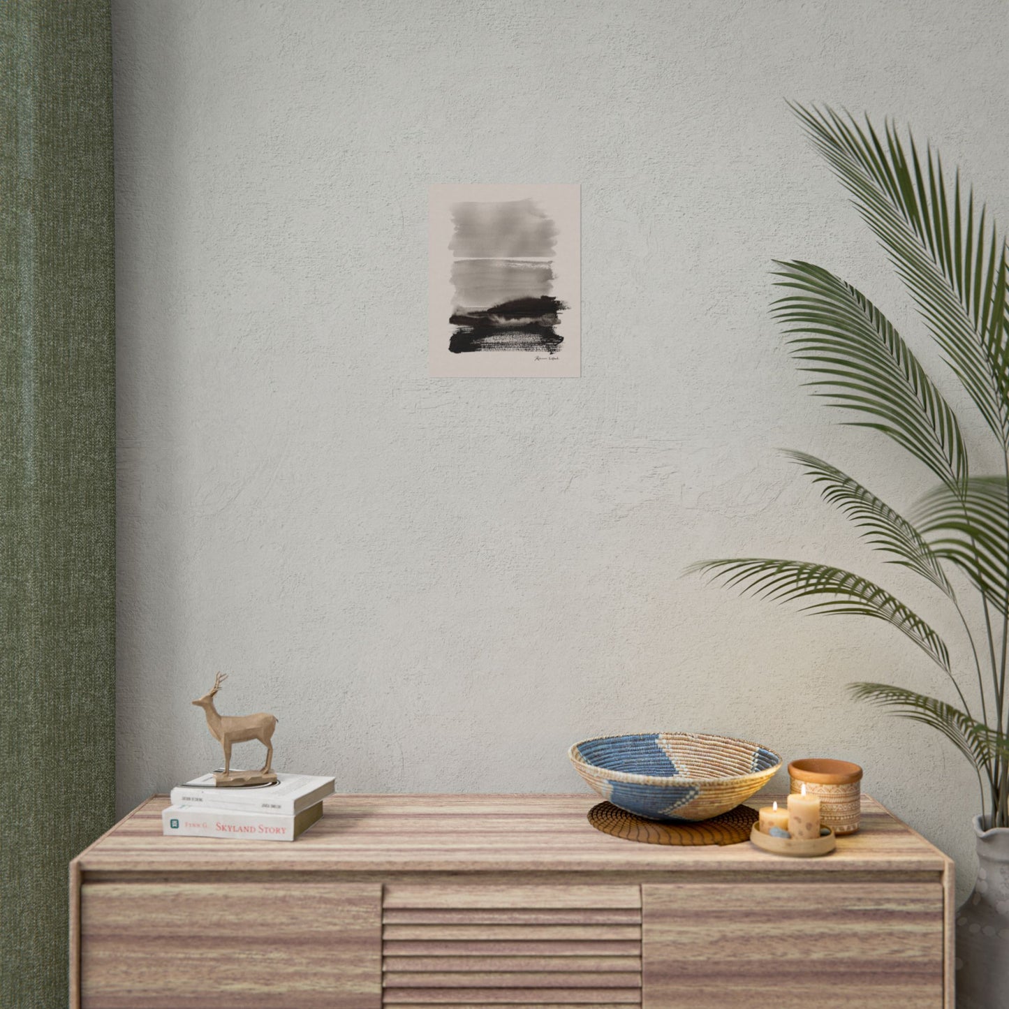 Abstract Ink Seascape - Art Print