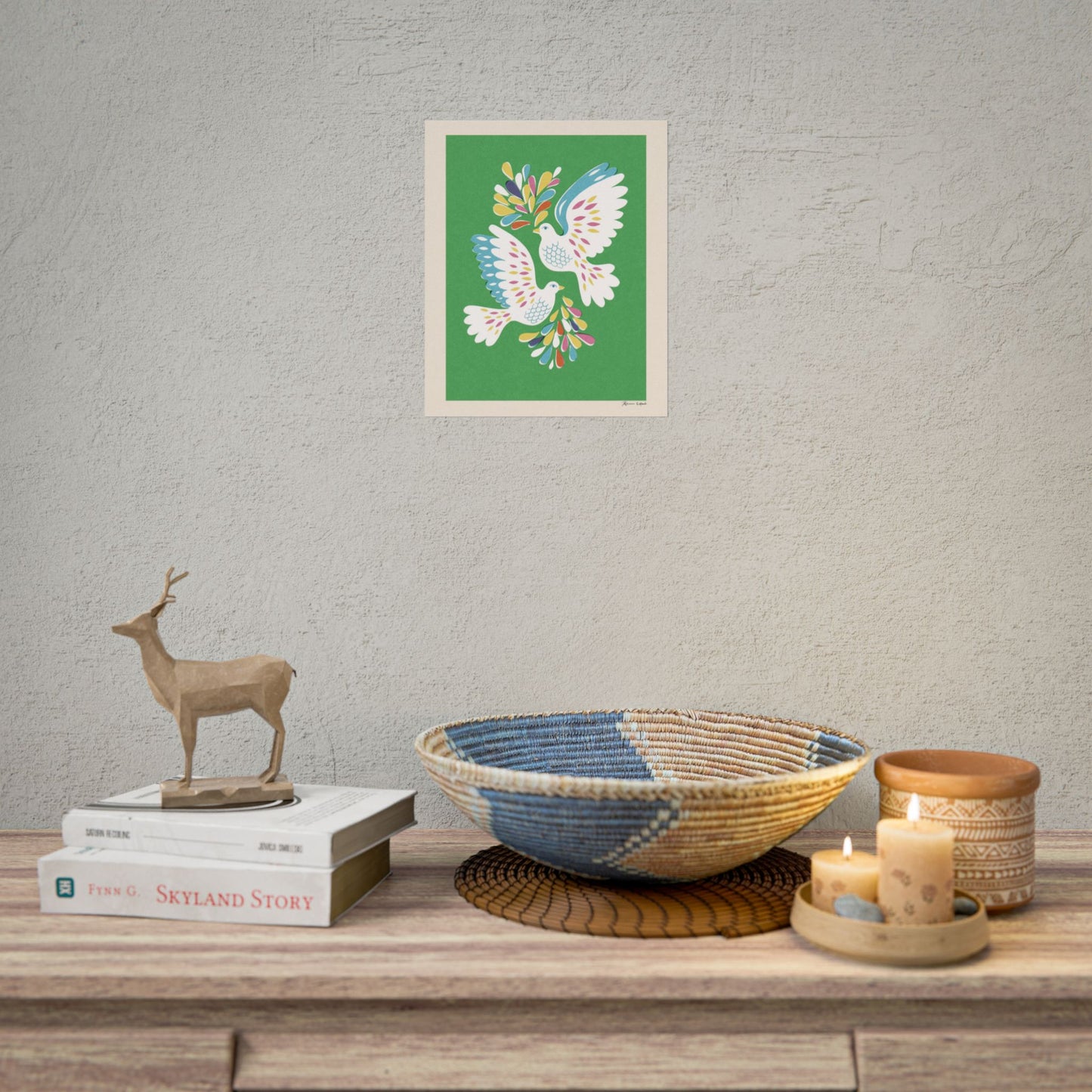 Peace Series: Love Birds Art Print