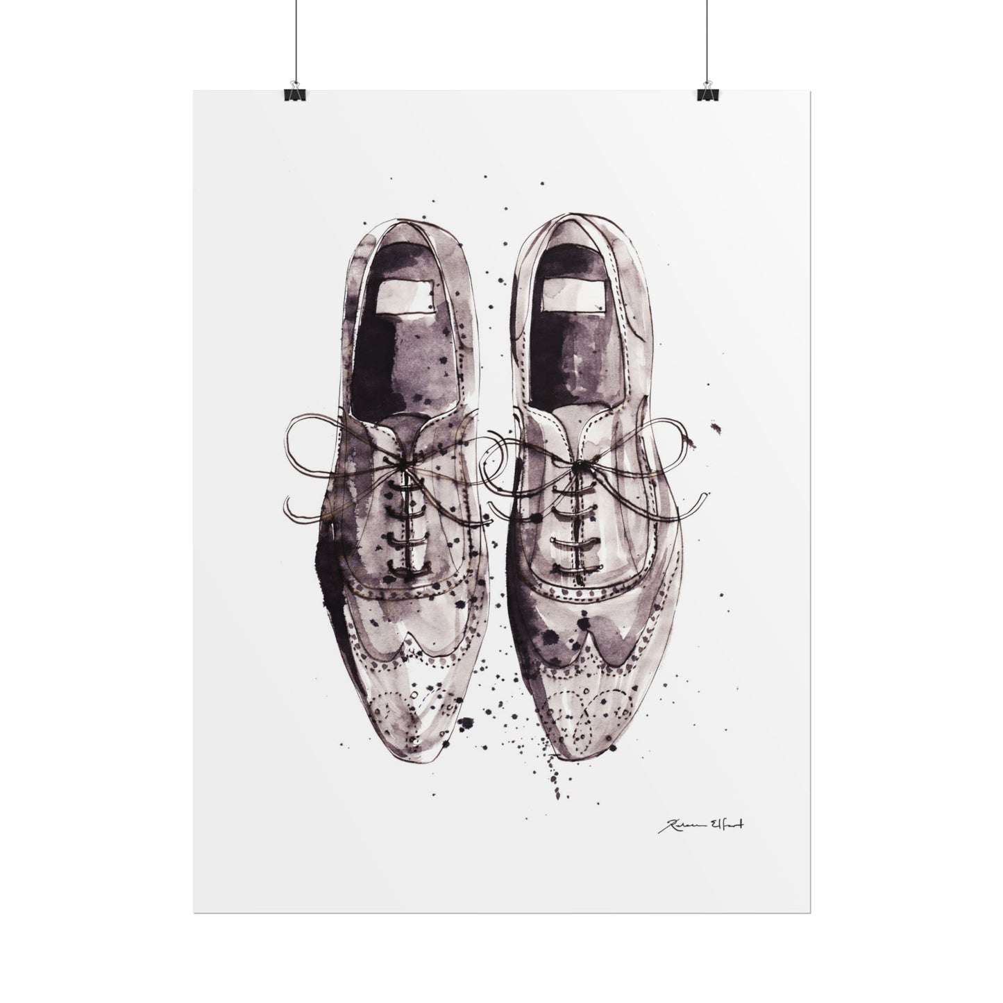 Art Print Brogues