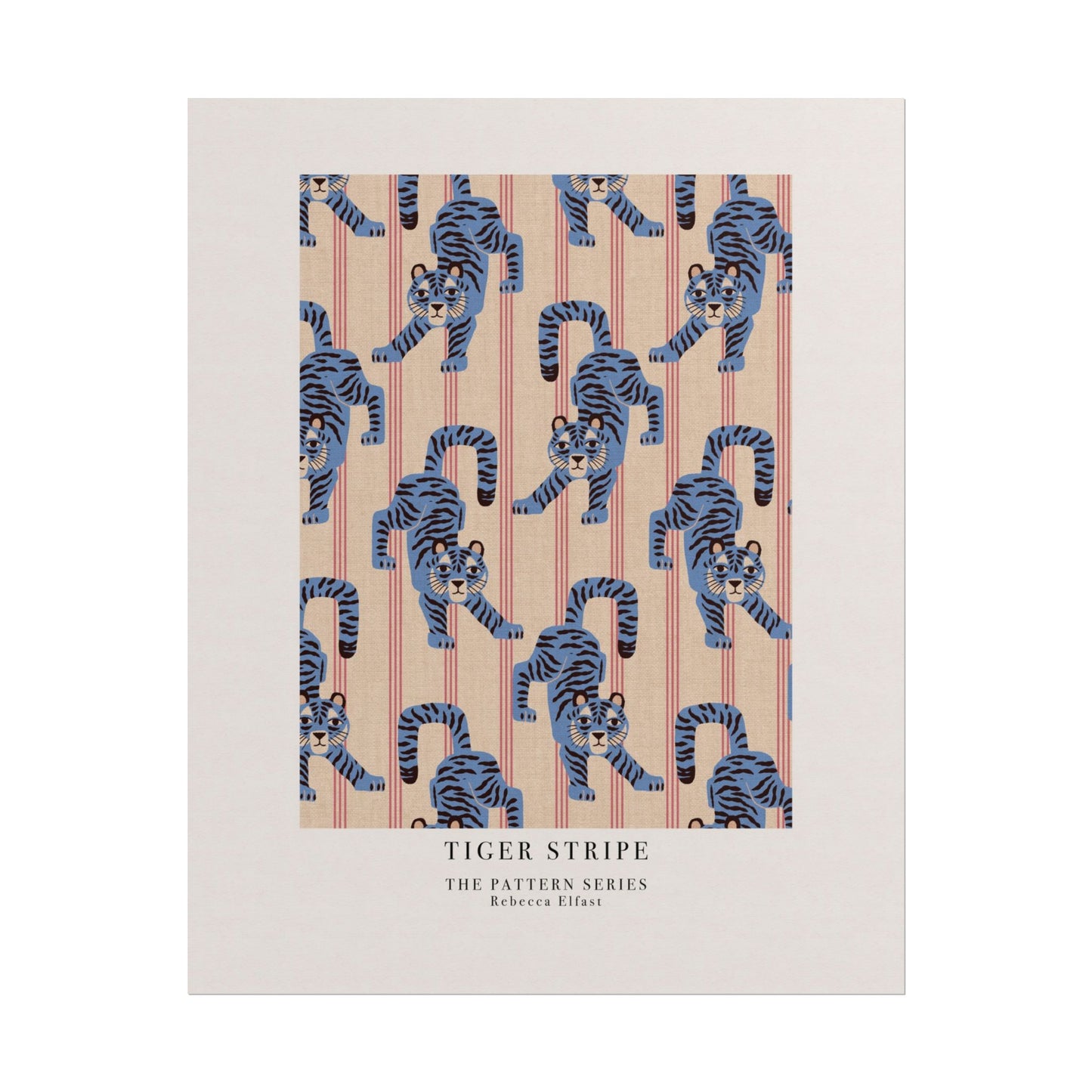 Tiger Stripe - The Pattern Series - Art Print