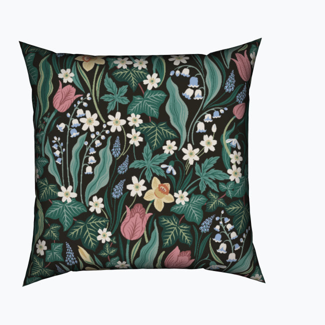 Scandinavian Spring Garden Cotton Cushion