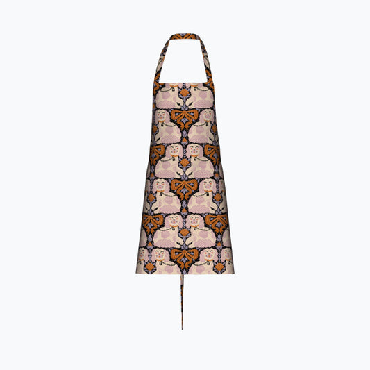Kitsch Porcelain Dogs - Cotton Kitchen Apron