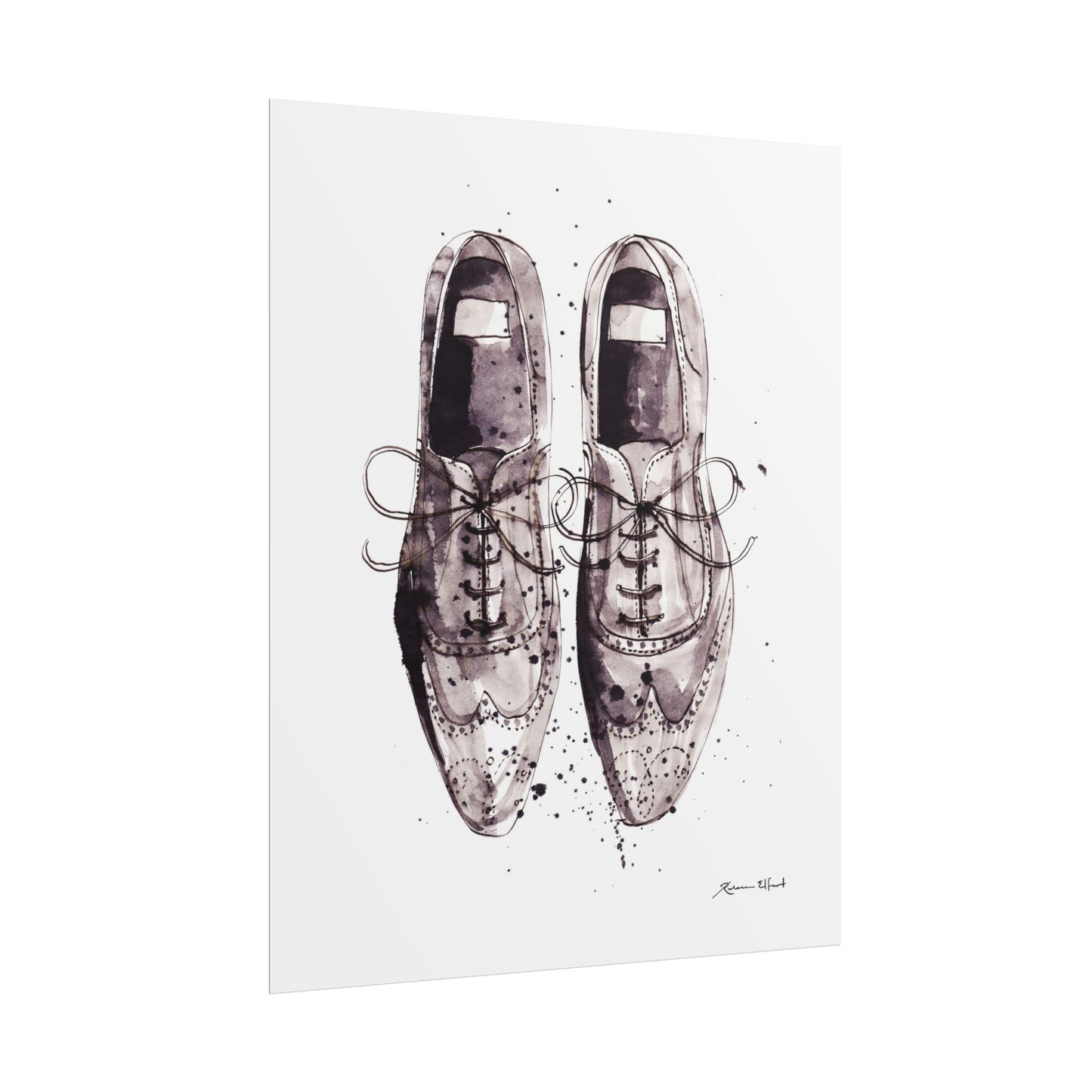 Art Print Brogues