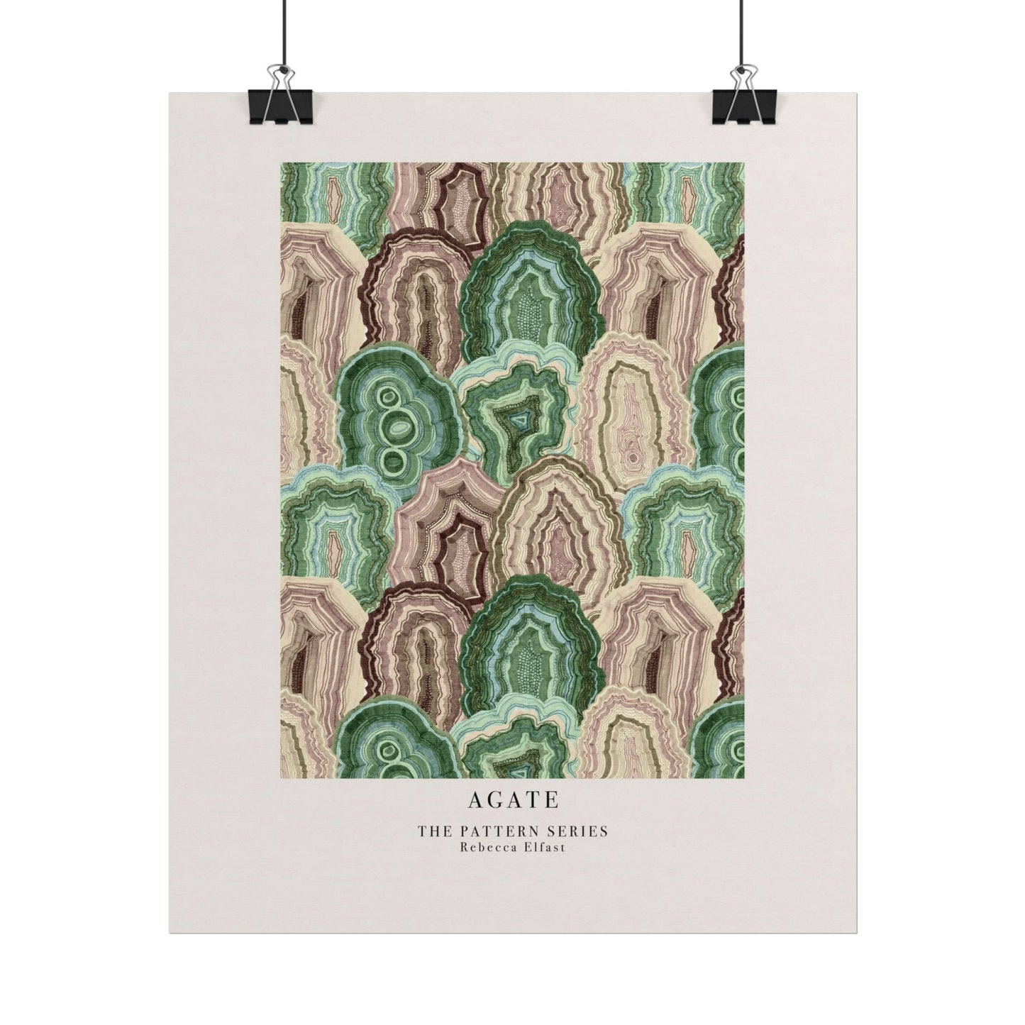 Agate Slices - The Pattern Series - Art Print