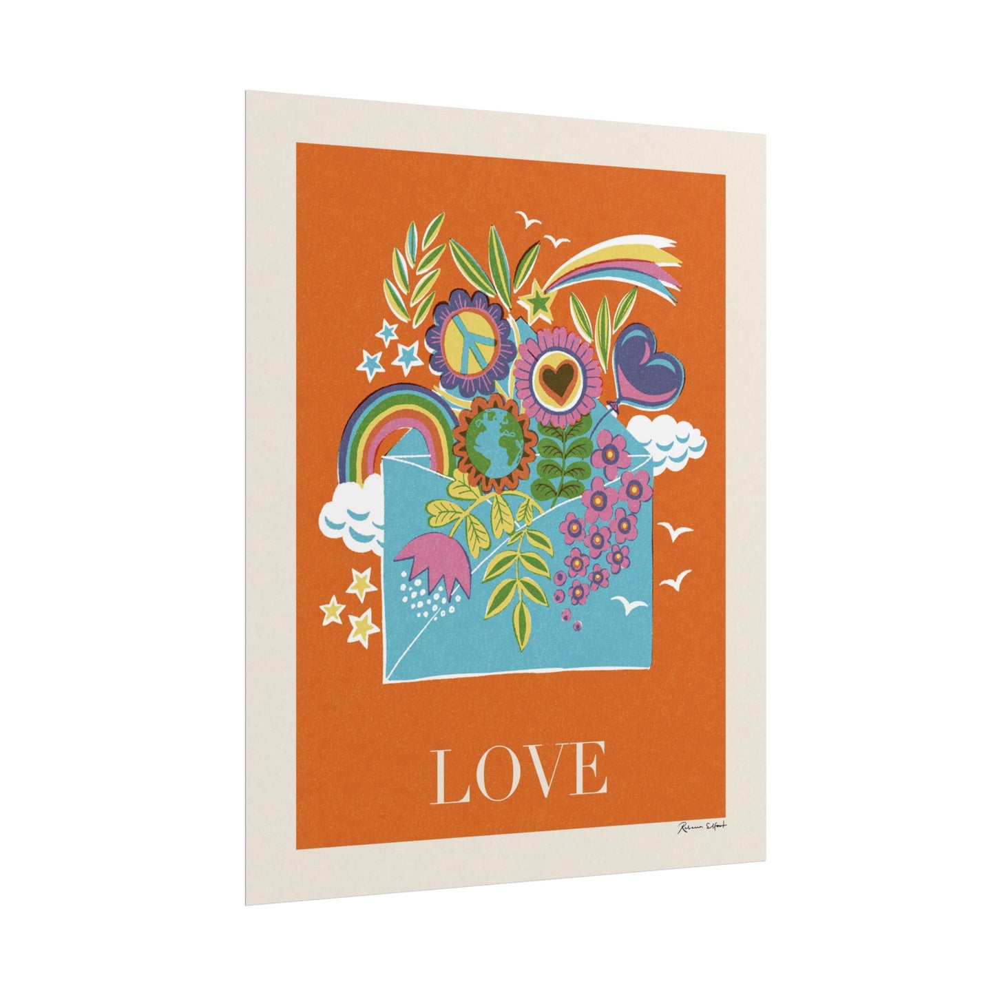 Peace Series: Love Letter Art Print
