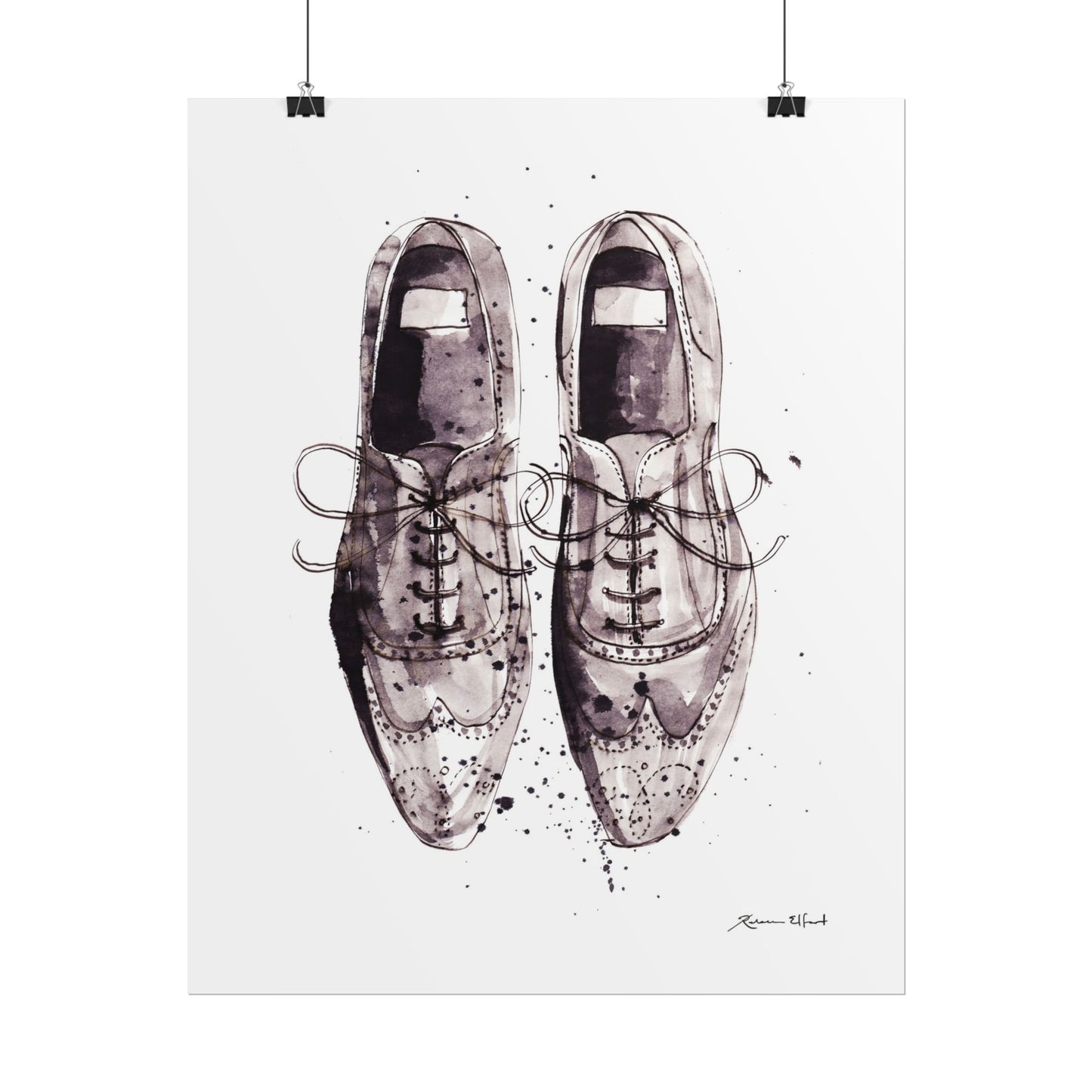 Art Print Brogues