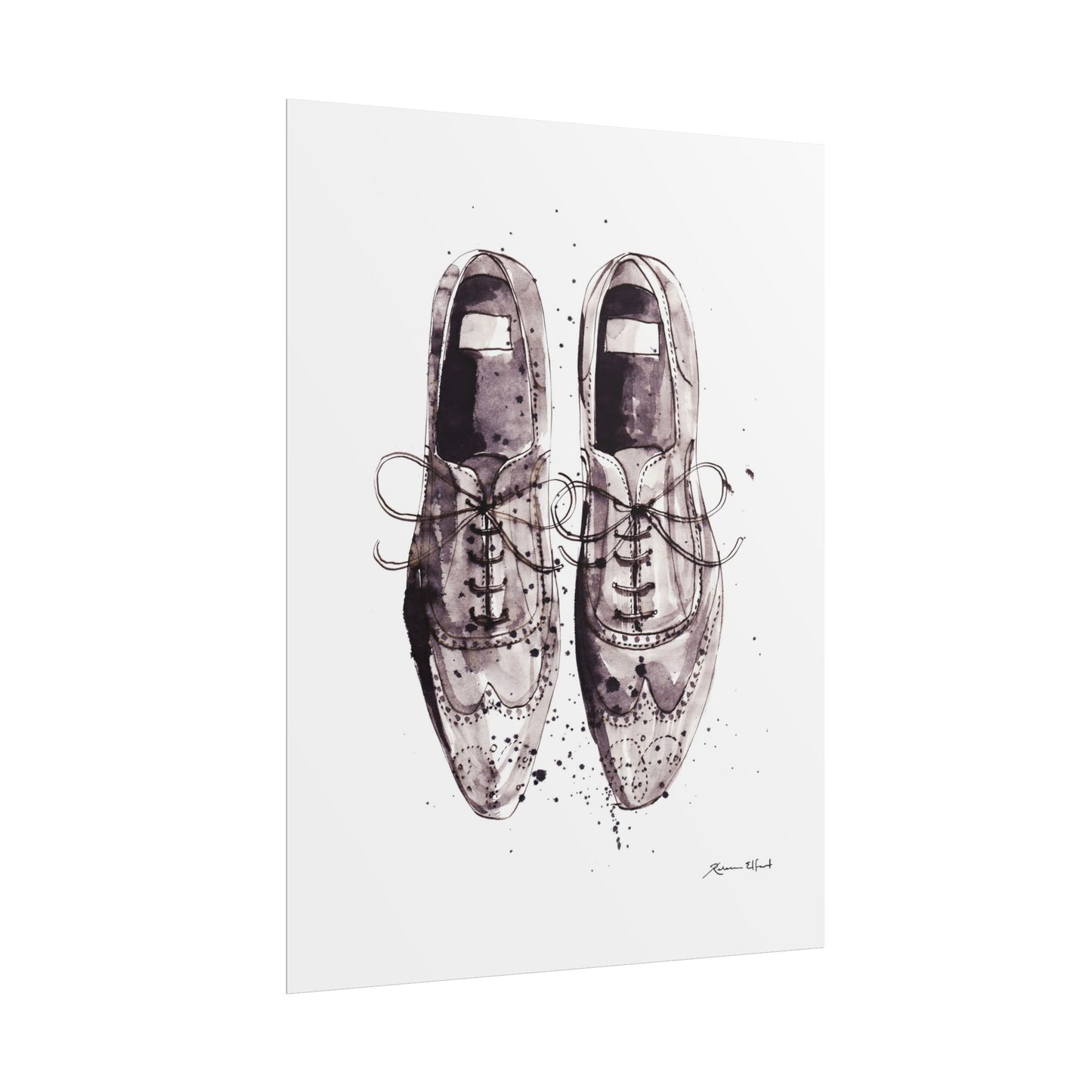 Art Print Brogues