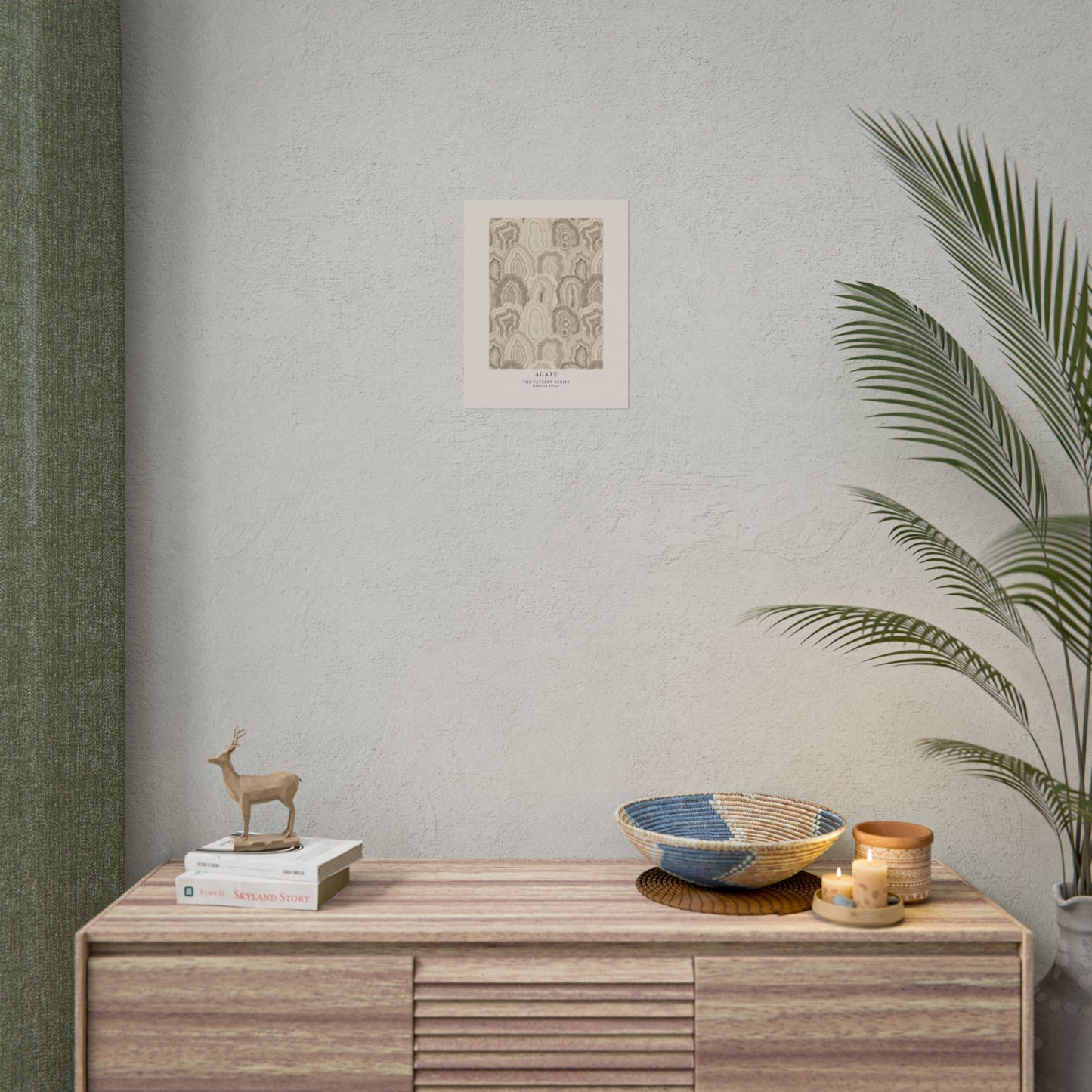 Agate Slices Monochrome - The Pattern Series - Art Print