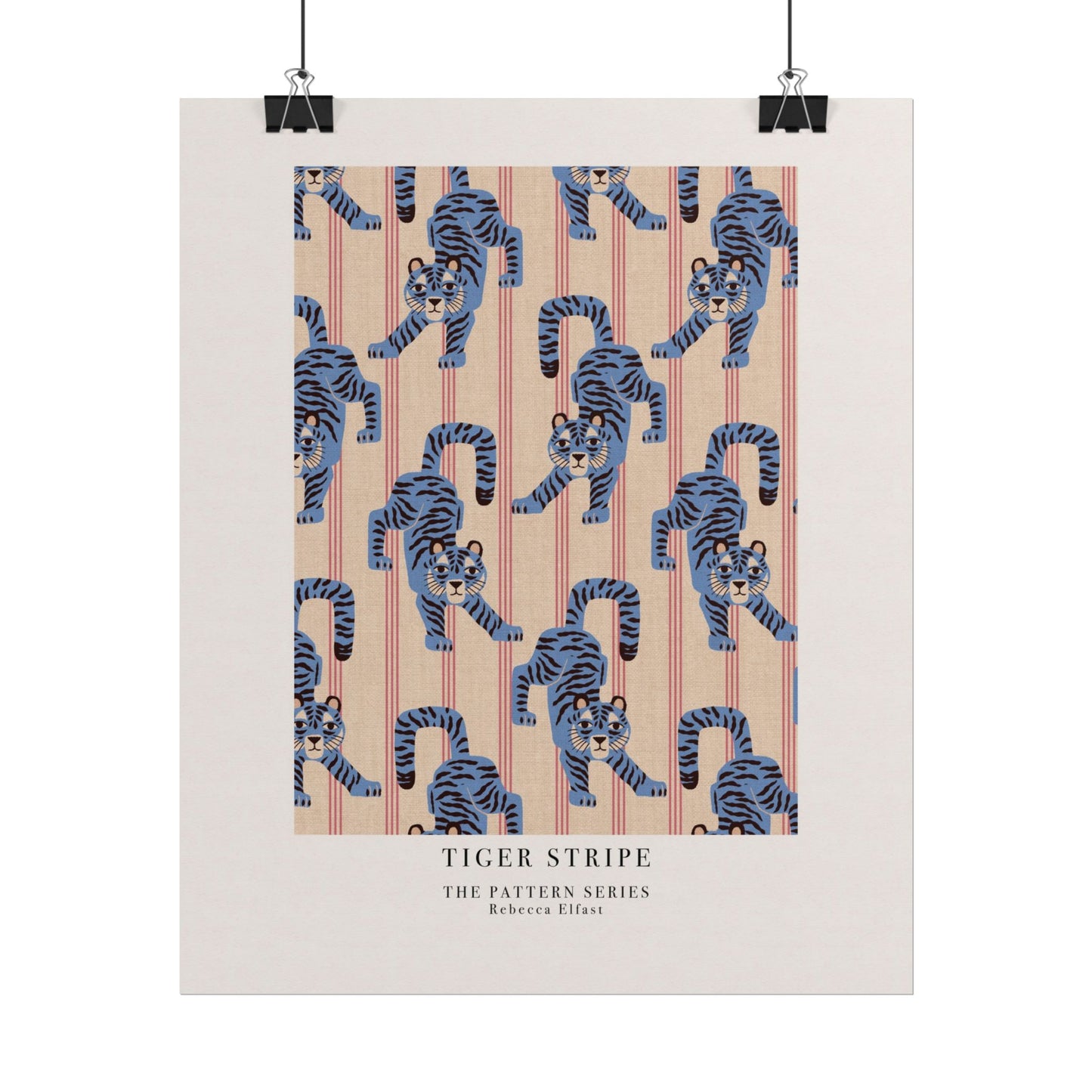 Tiger Stripe - The Pattern Series - Art Print