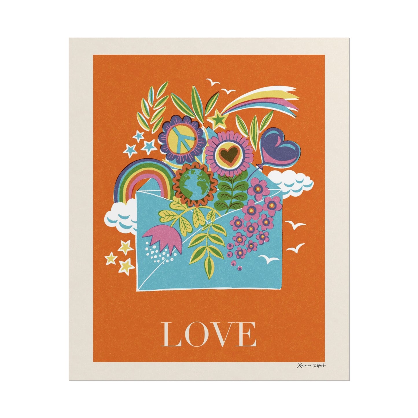Peace Series: Love Letter Art Print