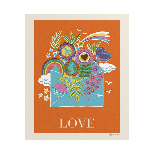 Peace Series: Love Letter Art Print