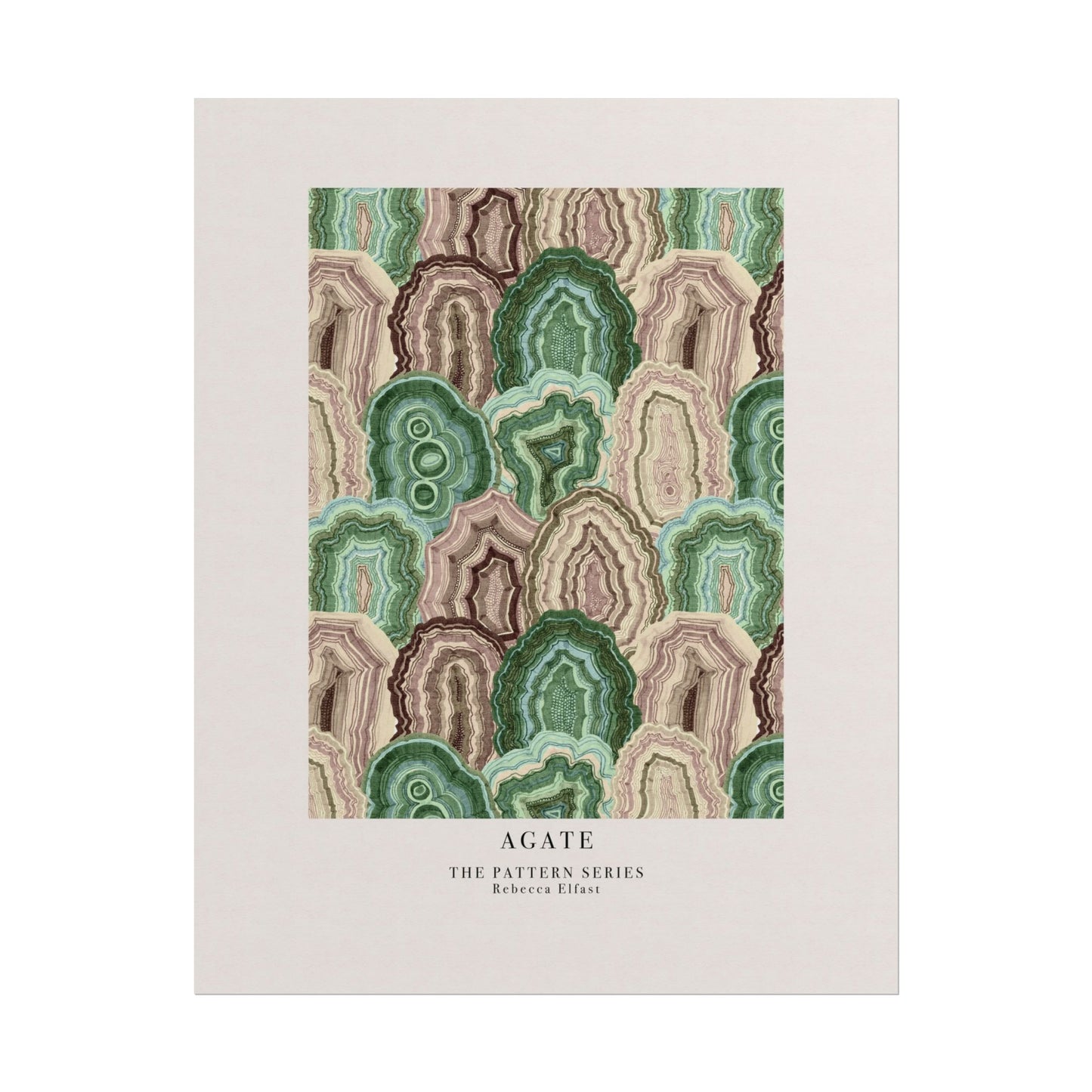 Agate Slices - The Pattern Series - Art Print