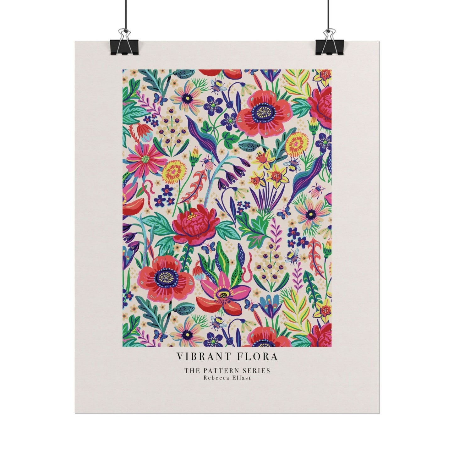 Vibrant Flora - The Pattern Series - Art Print